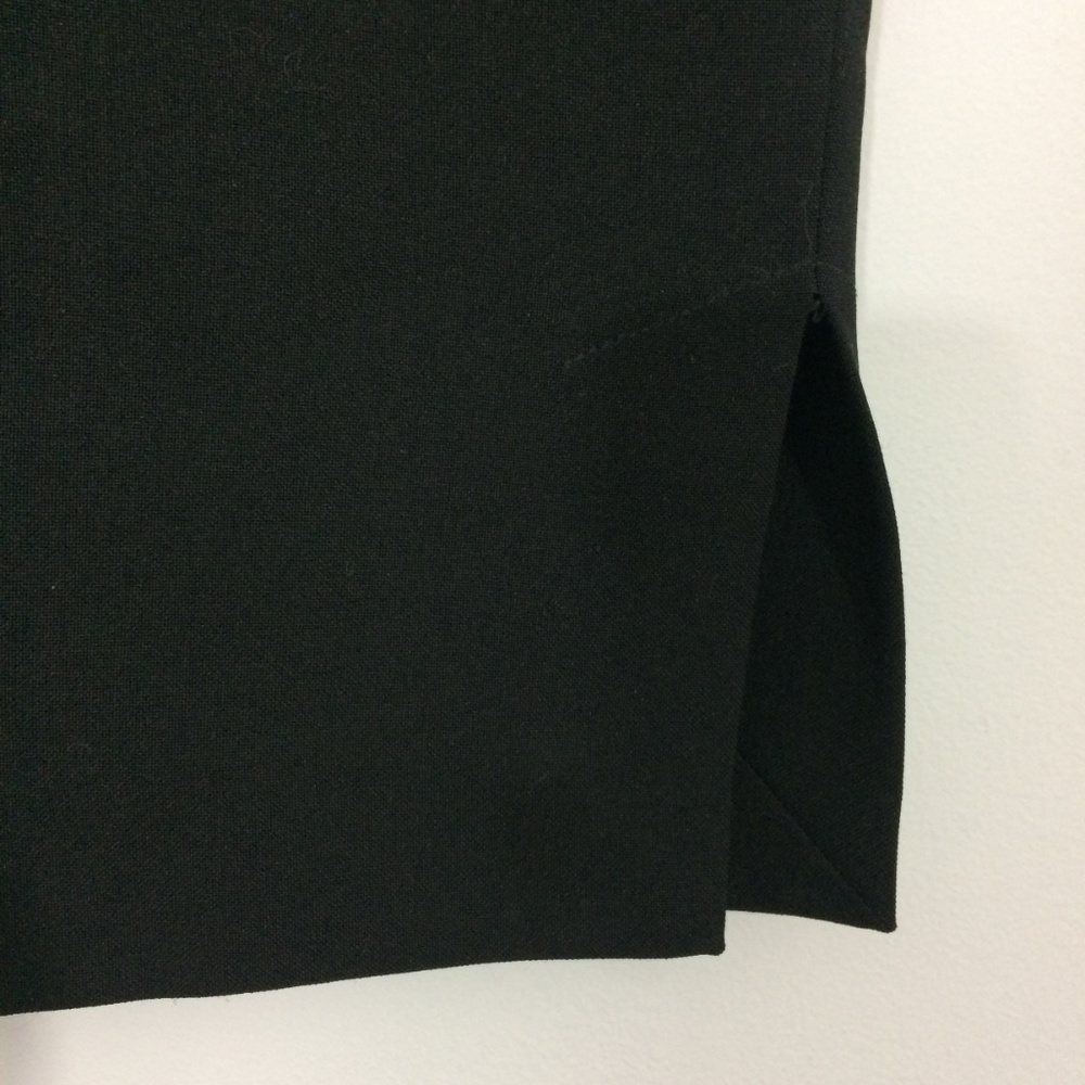 Express Womens 7/8 Black 100% Polyester Midi Skirt - Picture 4 of 6